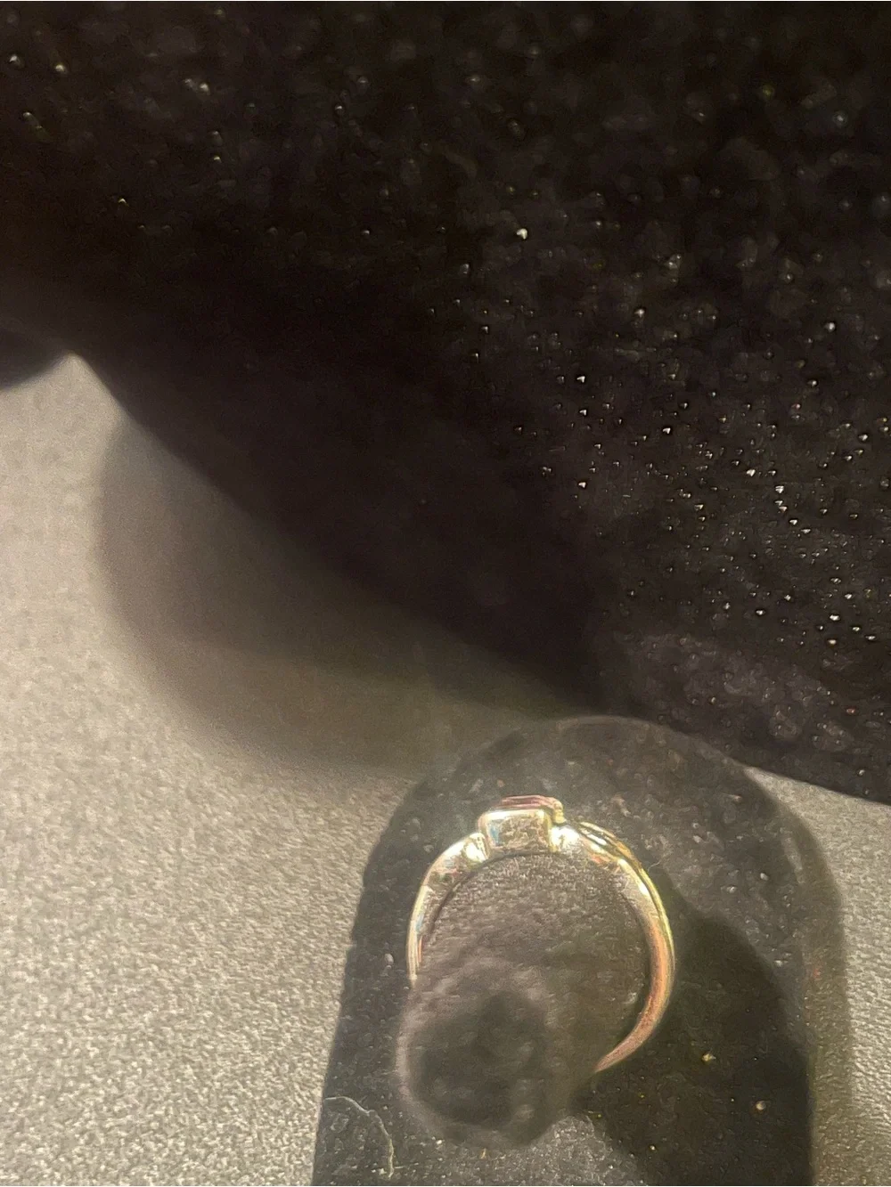 925 Silver Celtic Knot Ring with Purple Stone
